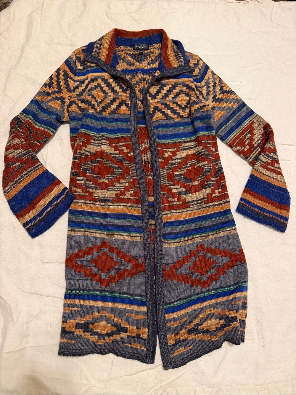 Spense: Multicolor Knit Cardigan